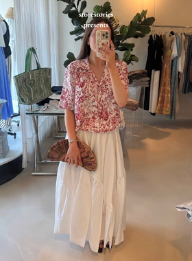 【预】伦敦naya rea Nelly Top 人造丝和麻 设计感 衬衫 上衣 女