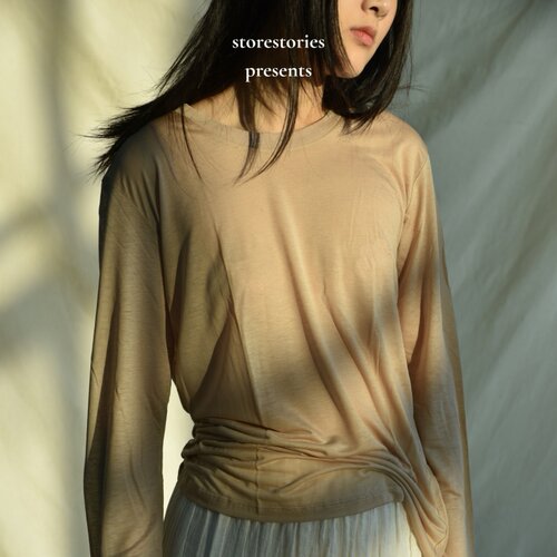 【特享6折】丹麦Baserange Long Sleeve Haptic 莱赛尔 圆领 上衣