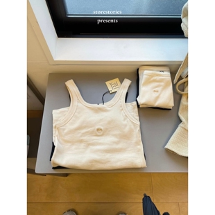【现货】丹麦Baserange Hear Tank Undyed 有机棉 吊带上衣纯色