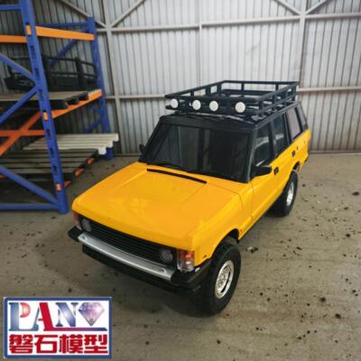 兰达科技LD18401揽胜遥控车攀爬车改装圆灯行李架配件心情件装饰