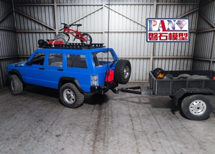 莽牛模型MN78改装拖车钩后备胎架 油壶架