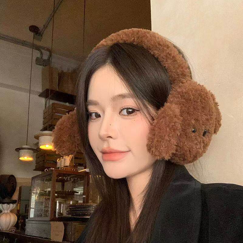 无新款卡通小熊耳罩女冬季耳套
