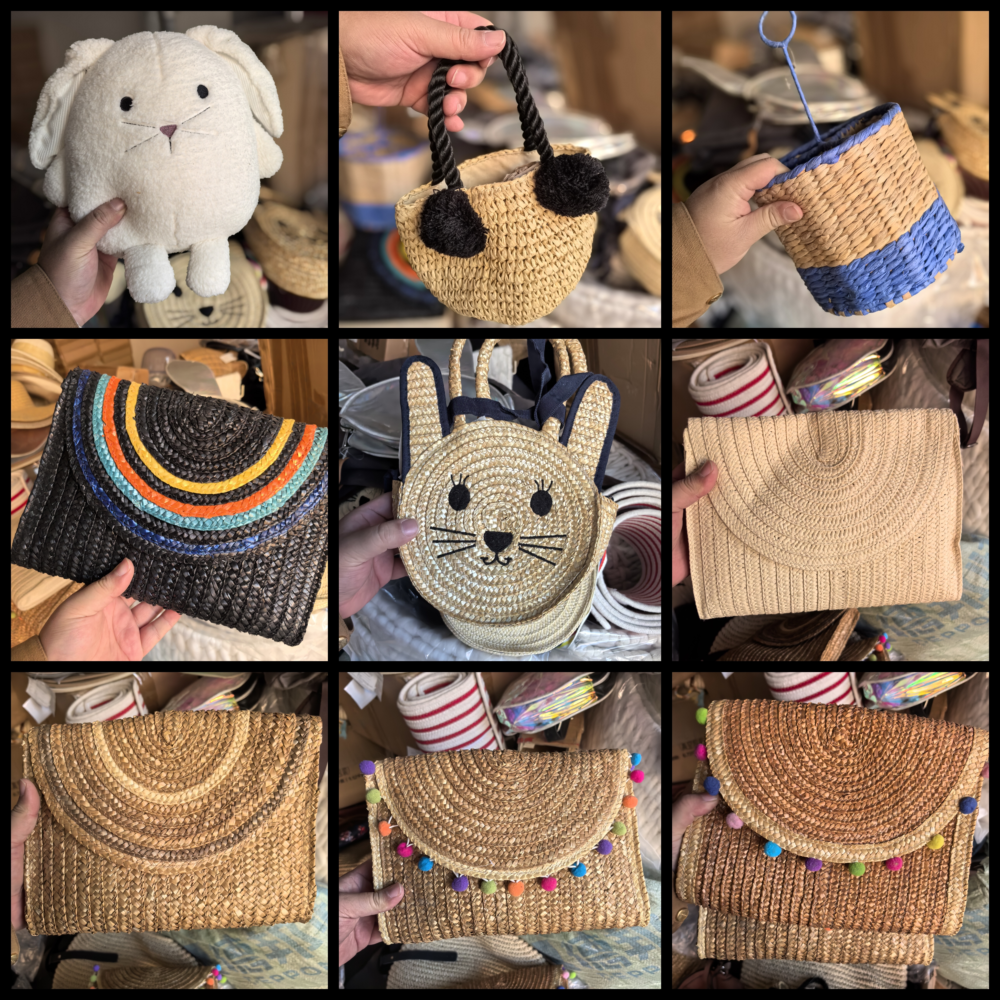 原创设计师定做每款只一只草编小包吊篮信封包拍照穿搭精致亮精细