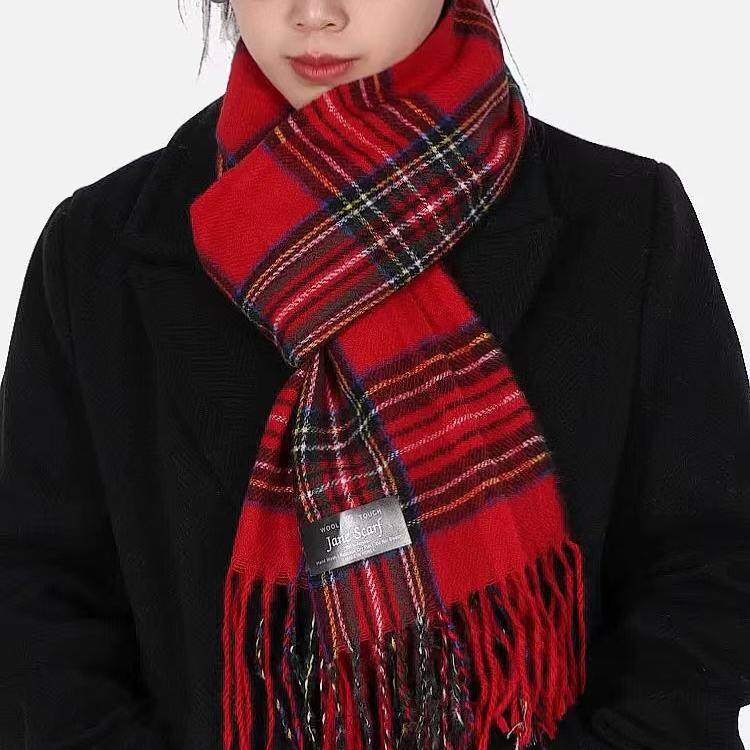 英伦风圣诞红色格子围巾女冬季保暖复古高级感学生围脖新年礼物男,服饰配件/皮带/帽子/围巾,围巾/丝巾/披肩,淘宝优惠券,粉丝福利购,淘宝优惠卷