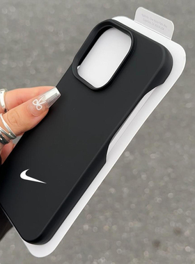 潮牌11nike苹果16pro手机壳15pro max超薄硅胶12男女适用13情侣个性14plus网红17新款16简约高级感防摔保护套