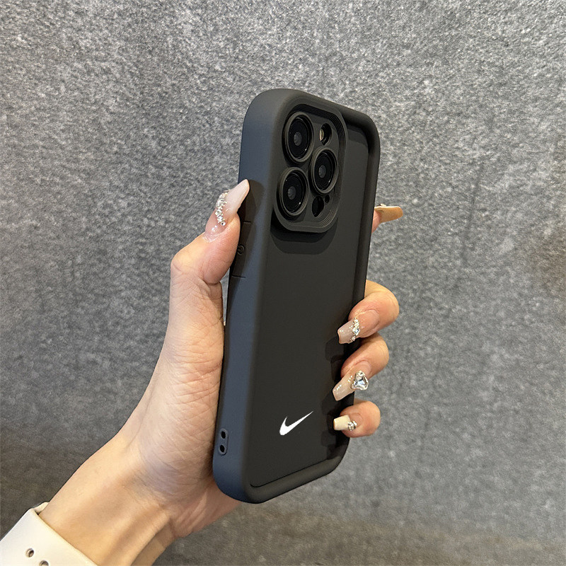 网红潮牌11nike适用苹果16promax手机壳14pro硅胶17promax新款15高级感ins风xr简约12男女xs全包防摔13保护套