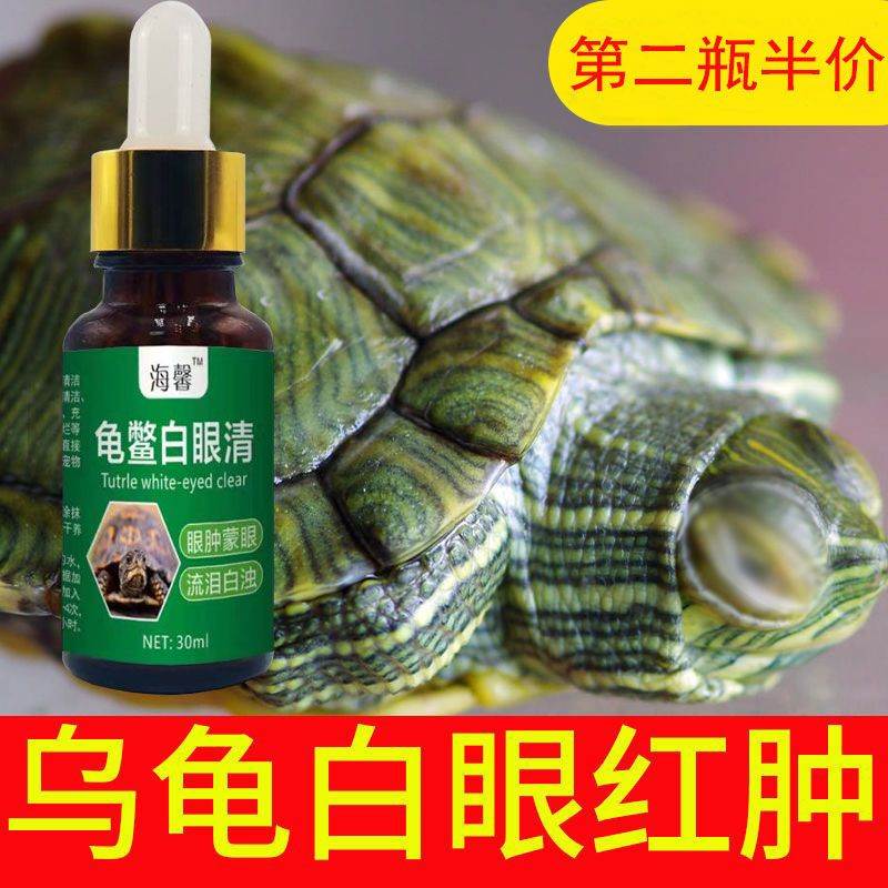 乌龟白眼病专用药治疗乌龟白眼蒙眼发炎红肿日常预防护理消毒杀菌