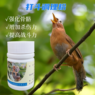 画眉斗鸟药打药增强体质药生鸟提兴药稳笼药鸣叫药增加耐力打斗力