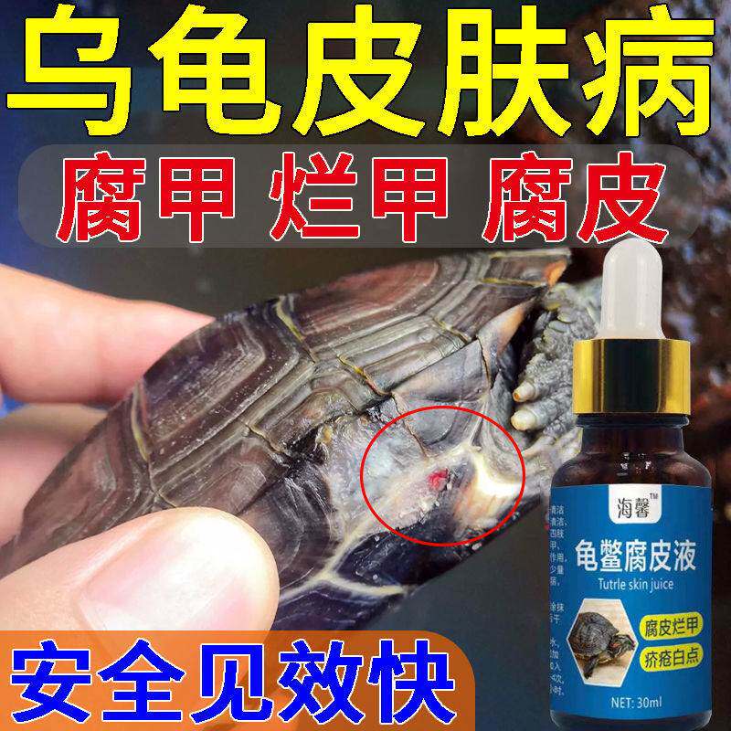 护龟液巴西龟乌龟药常用消炎杀菌药治疗烂皮腐甲外伤疥疮白点烂壳