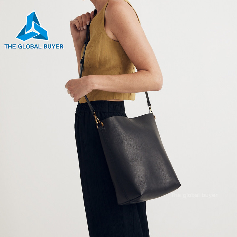 Madewell The Transport Bucket Bag 水桶包牛皮女包斜挎单肩包