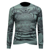 2025秋冬新款欧货潮流烫钻印花男士长袖卫衣12071P105，男装卫衣，钱塘6018（原3088）