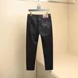 2025秋冬新款高品质修身弹力印花刺绣男士小直筒牛仔裤25568P130，男装牛仔裤，钱塘6018（原3088）