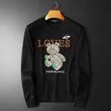 商标已授权2025春装新款高档珠片刺绣男士长袖卫衣6870P105，男装卫衣，钱塘6018（原3088）