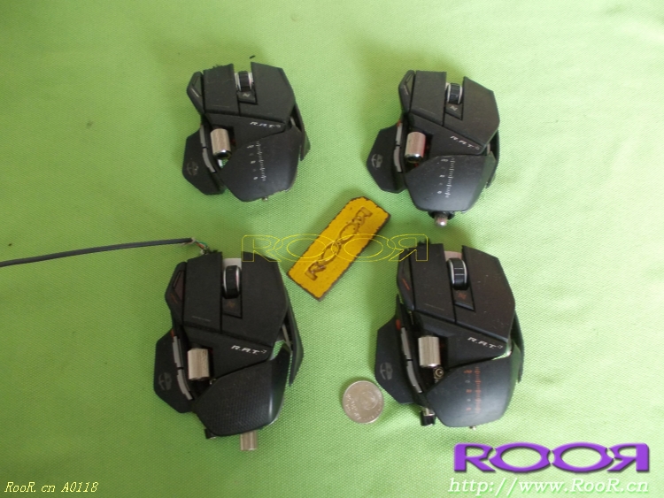 RooR~cn 赛-钛.客Sai-tek R.A.T.5/RAT7 太空艺术 鼠标 维修配件