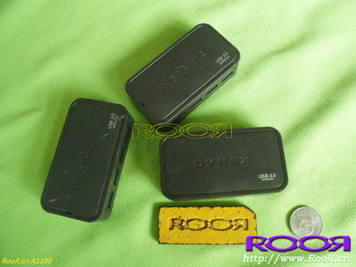 RooR美国品牌 IN-SI-GNIA DYNEX USB 3.0 HUB转换器稳定高速