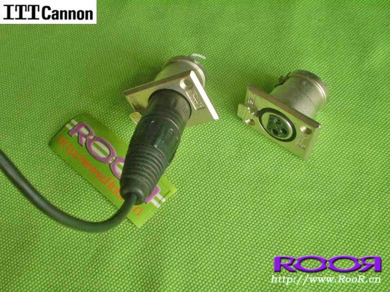 ※ RooR※ ITT Cannon XLB31日本大牌卡农头母座★★★