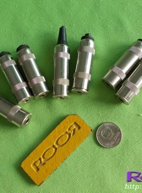 ※ RooR ※美国SwitchCraft 6.35 6.5 优质全铜接头单声道 镀银