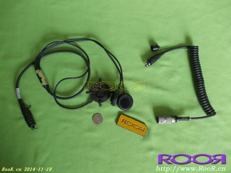 RooR 美国军规 MSA LOW NOISE HEADSET 震动感应对讲机耳