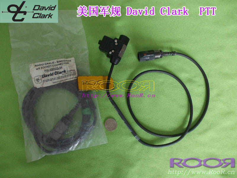※ RooR ※ 美国军规 David Clark 大卫 克拉克 对讲机 PTT 开关