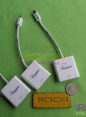 RooR 萍菓使用 Mini DisplayPort to VGA M.ac Mini 转Vgas