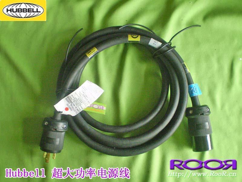 RooR 美国Hubbell 30A 原厂 电源线插座 超大功率★4.5m 米长