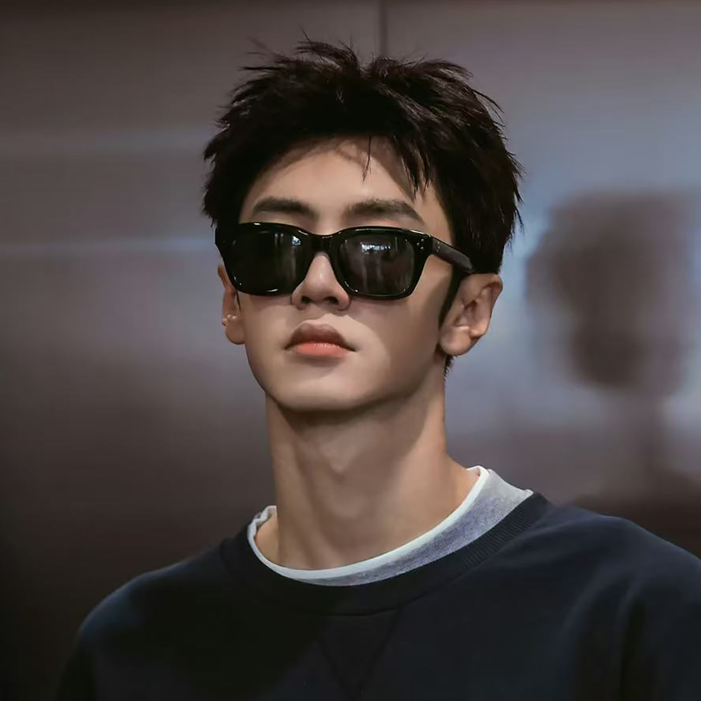 陈哲远同款男士痞帅方框墨镜时尚显脸小夏季开车太阳镜防紫外线潮