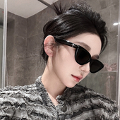 欧美gm个性 猫眼复古太阳镜女高级感大脸显瘦防紫外线墨镜网红同款