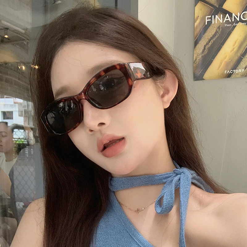 女款豹纹夏季太阳镜防紫外线复古