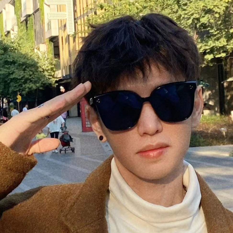 2022新款韩版男墨镜胖脸显瘦