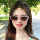 韩系辣妹粉色太阳镜女方圆脸显瘦街拍凹造型个性 防紫外线偏光墨镜