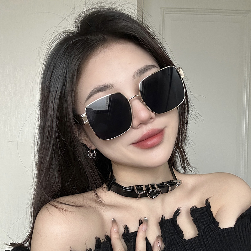 韩系大方框高级感防紫外线太阳镜