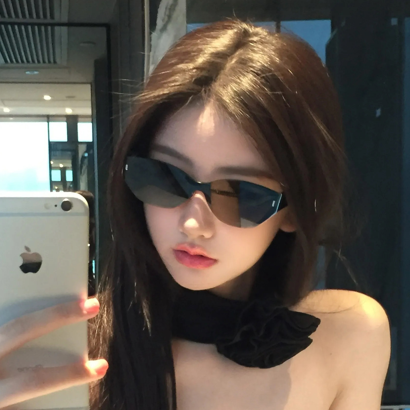 欧美金属猫眼太阳镜显脸小女潮高级感轻奢时尚遮阳防紫外线墨镜男