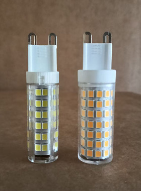 led节能灯泡白光暖黄色三色变光g9光源插脚玉米灯超亮家用照明灯