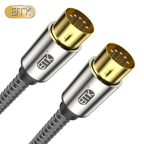 EMK 五针五芯MIDI连接线 5针5芯钢琴线音箱线 键盘音频信号线