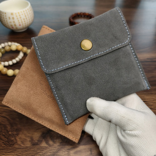 水晶首饰袋唐卡收纳袋牛皮文玩收纳袋高档核桃包盘珠玉手串真皮包