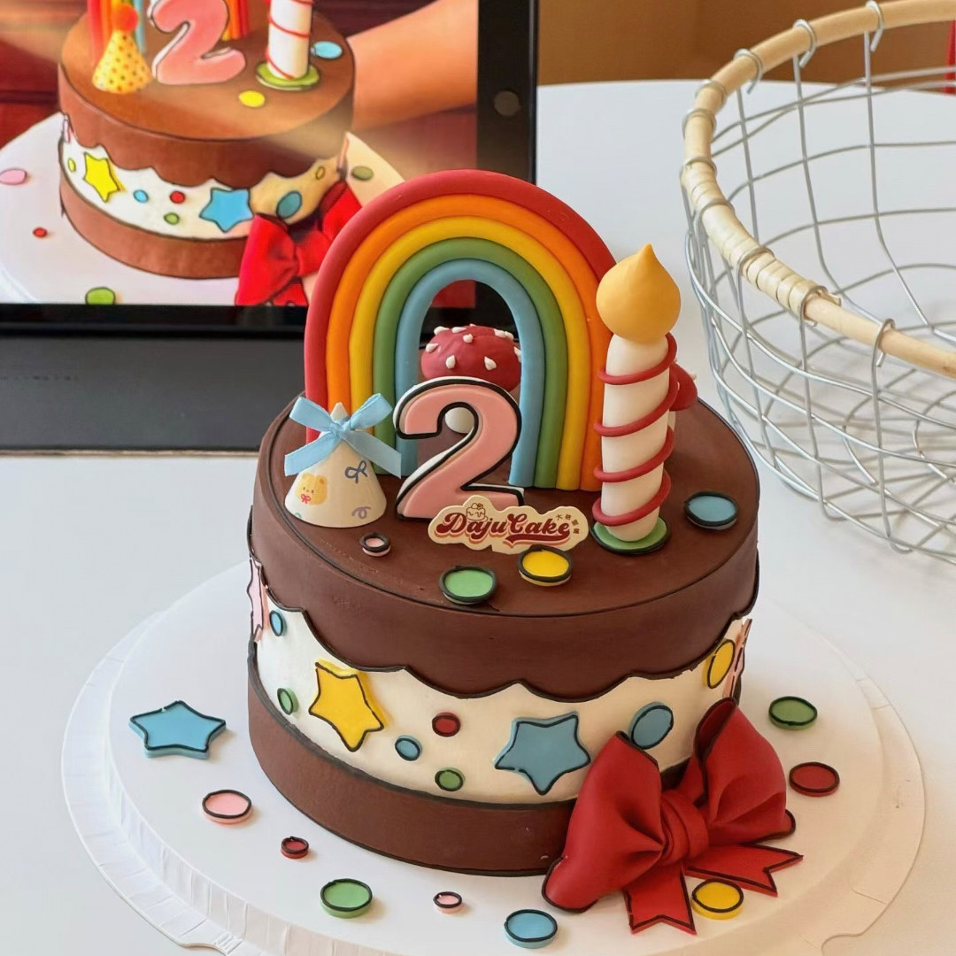 波西和皮普生日蛋糕男女宝宝童话上海北京杭州天津深圳广州重庆送