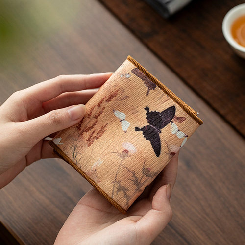 禅意茶布茶巾垫吸水小号干泡茶席