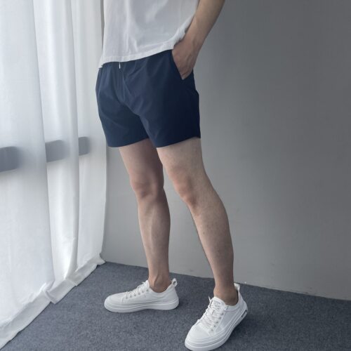 海边度假纯色简约百搭沙滩裤弹力