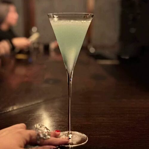 木村手工纤薄水晶马天尼杯