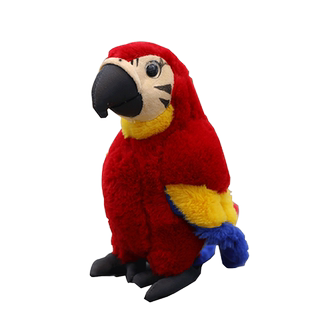 仿真鸟儿金刚鹦鹉公仔毛绒玩具摆件玩偶六一儿童节生日礼物送女生
