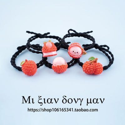 荔枝头绳皮筋高弹力发绳发圈