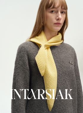 【INTARSIAK针织设计师品牌】百搭银色胸针多戴法别针高级感配饰