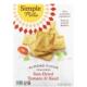 Simple Mills杏仁粉薄脆饼干番茄罗勒味进口120g非油炸零食