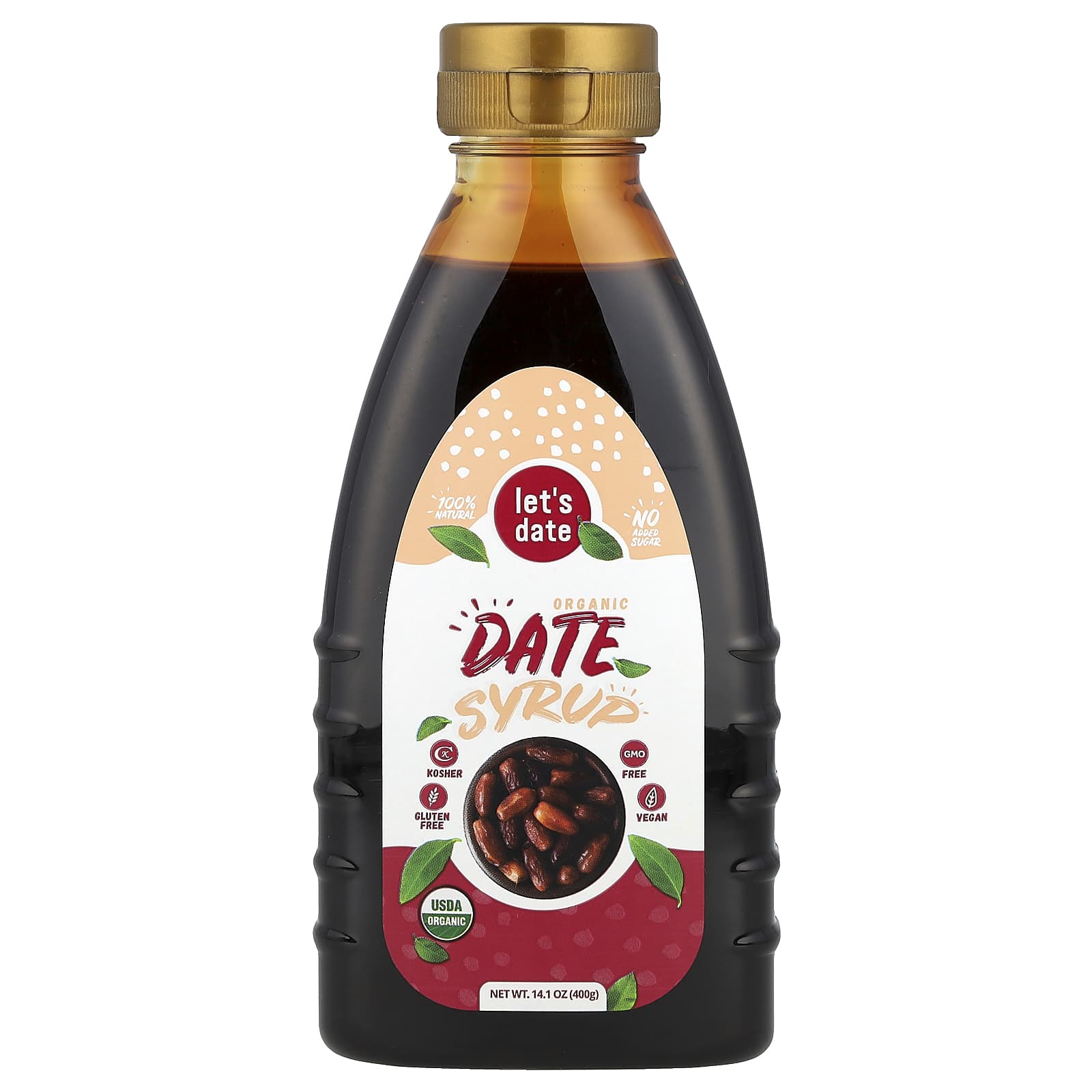 美国let's date有机日期糖浆100%天然无糖素食调味品