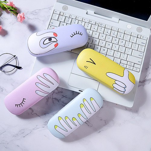 琦达男女学生韩版可爱ins眼镜盒