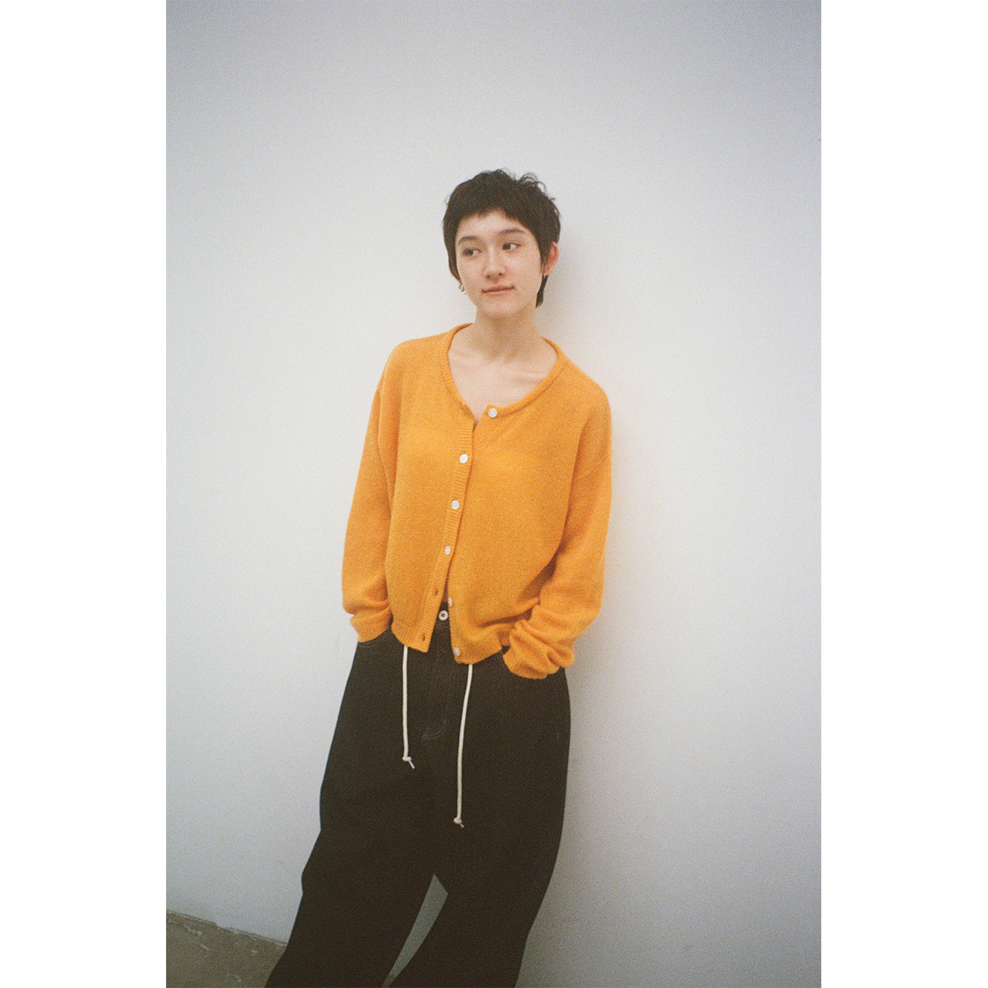 seeseao皇家羊驼毛针织开衫女