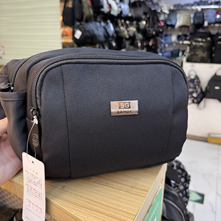 三哥品牌新款男女士腰包运动胸包休闲牛津布送爸妈多夹层帆布包包