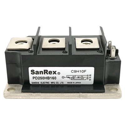 SanRex三社PD250HB160 PK25/PD55FG160 PD70FG160/120 可控硅模块