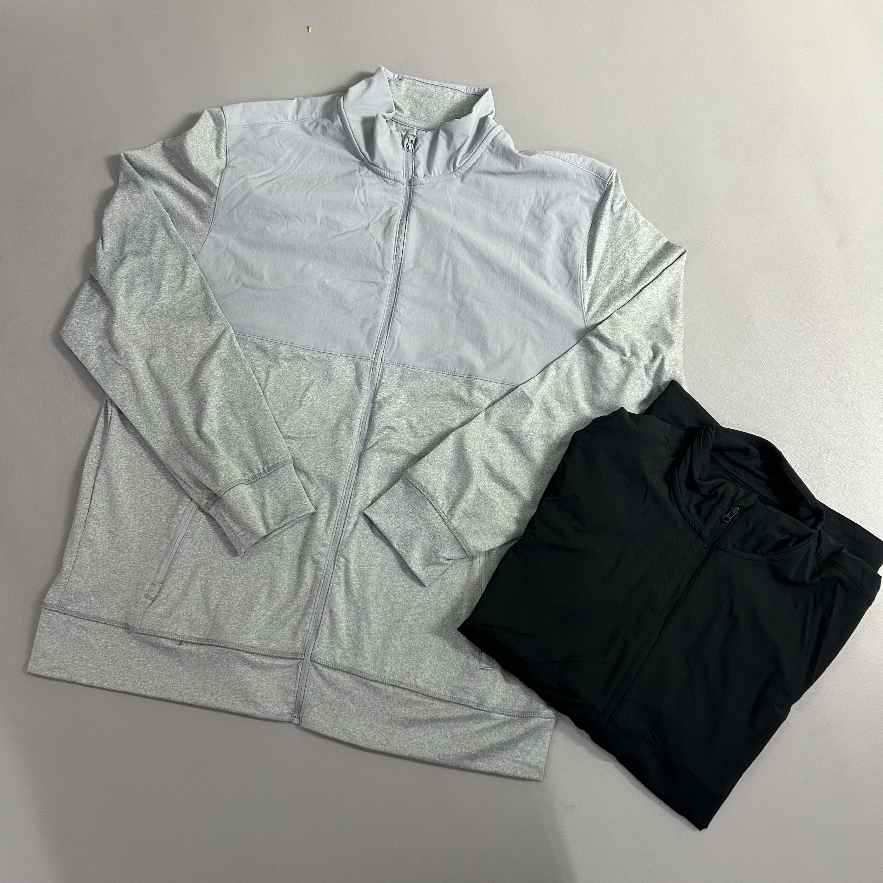 男士加肥加长运动T恤磨毛裸感软糯抗静电速干衣跑步服训练T恤加大