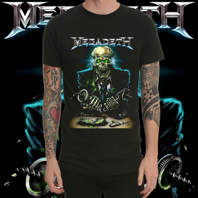 麦格戴斯摇滚乐队重金属春夏t恤